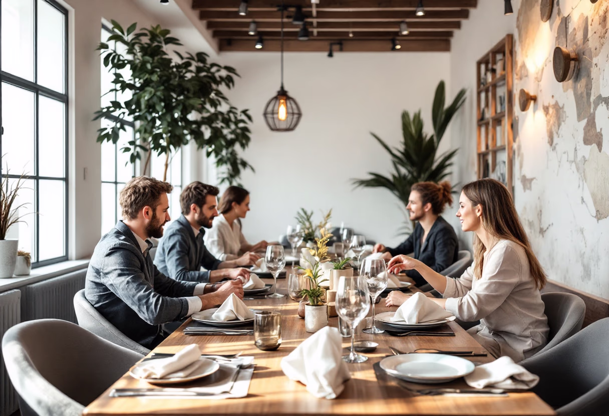 image of elegant dining area