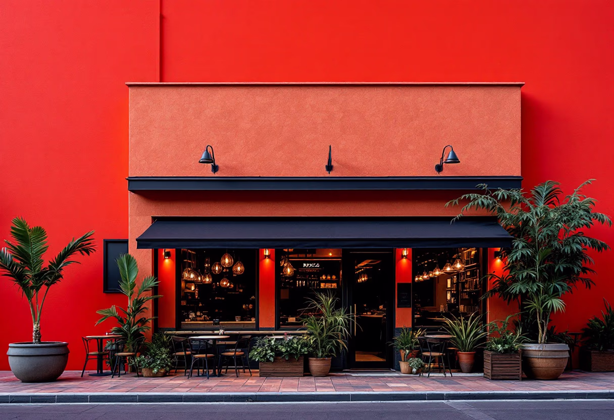 image of restaurant exterior (for a mexican restaurant)