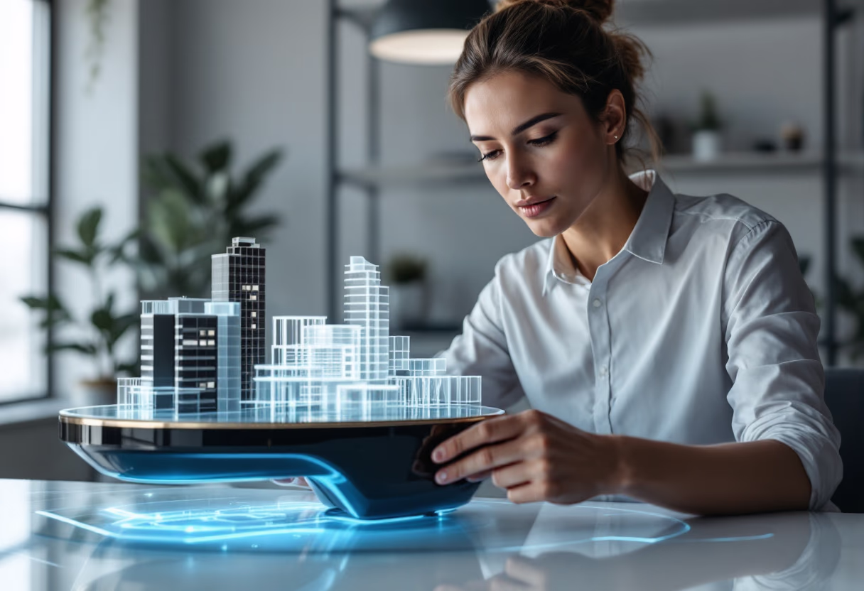 image of a dynamic ar/vr experience (for an architectural firm)