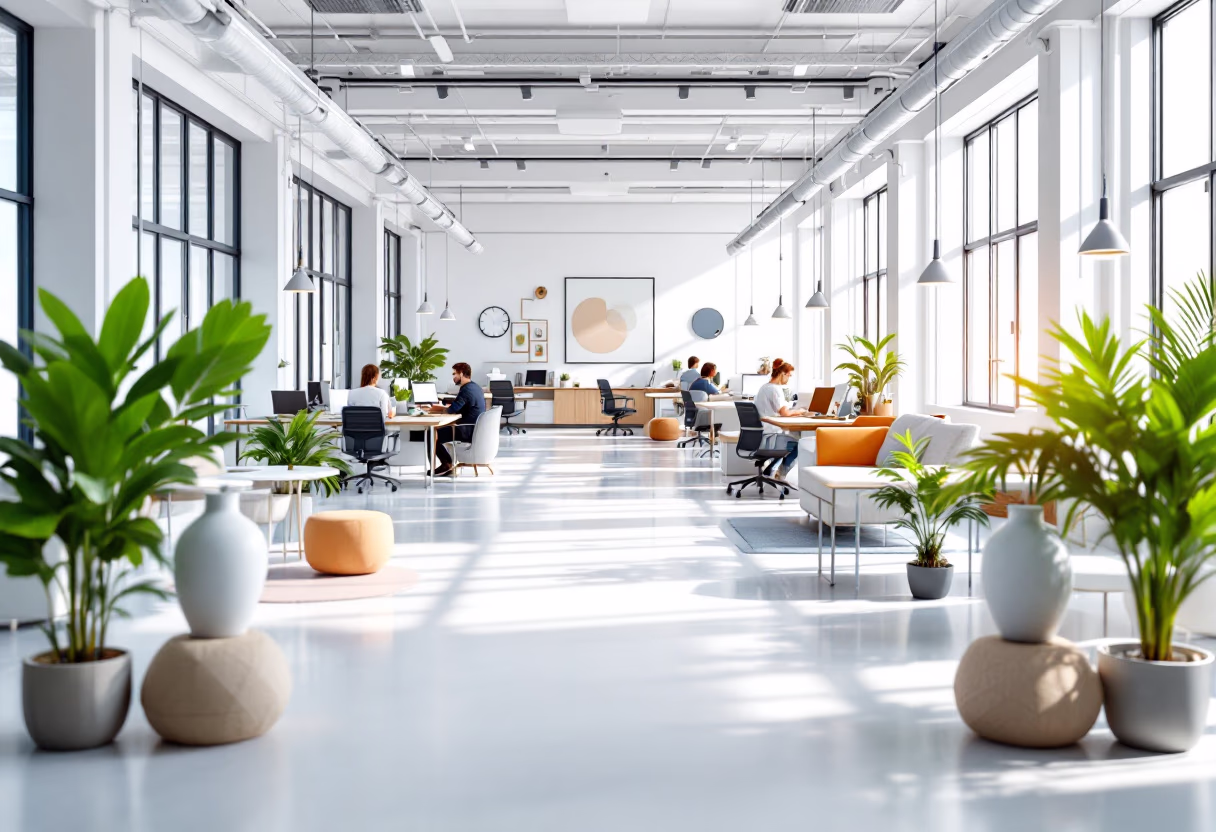 [background image] image of busy office environment (for an hr tech)