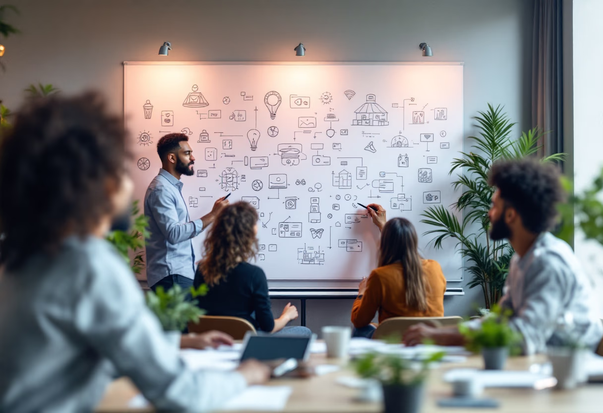 image of office space (for a game development company)