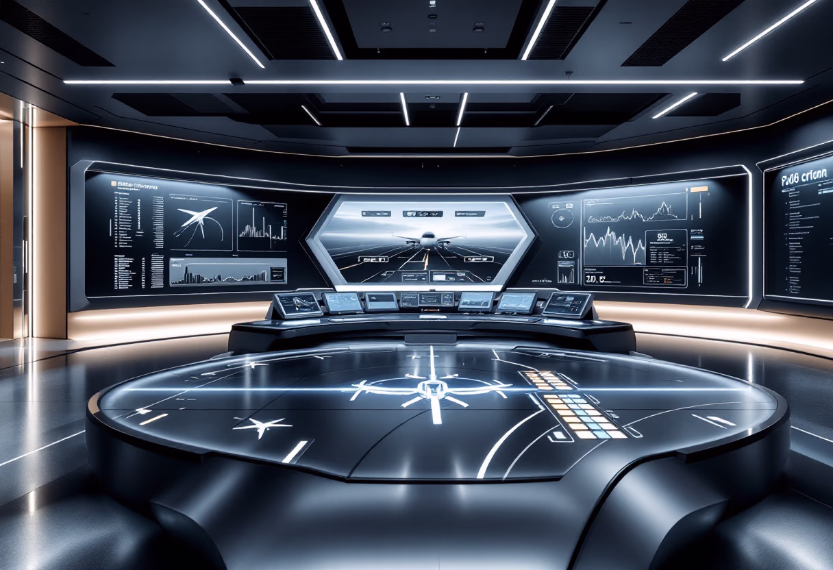 image of a traffic control center (for a mobility and transportation)