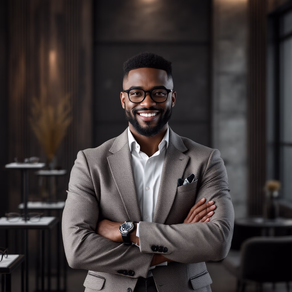 [team] image of individual team member (for an optician store and optometry clinic)