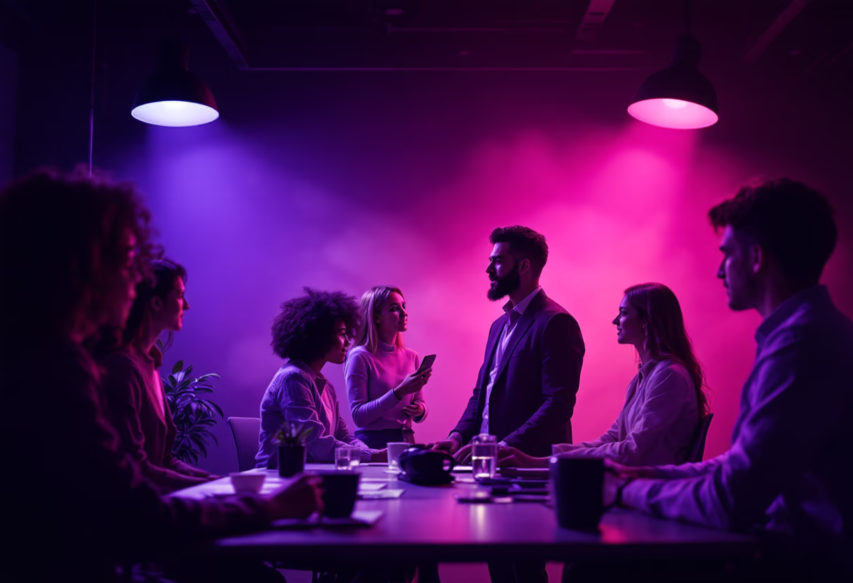 image of networking event (for a hr tech)