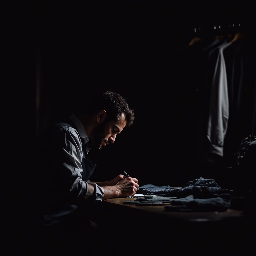 [team] image of individual team member (for a tailors & alteration shop).