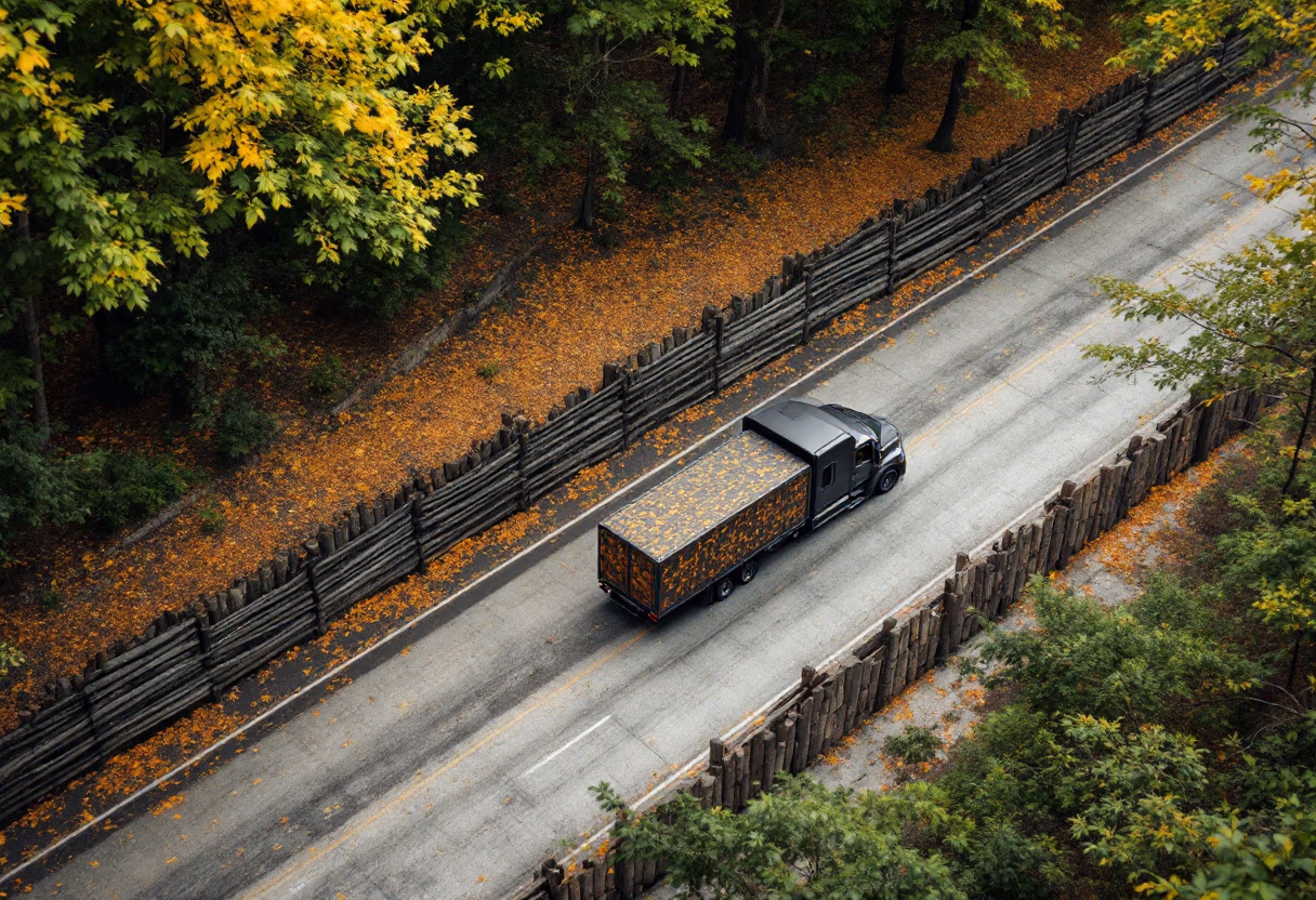 image of longhaul delivery truck (for a trucking company)