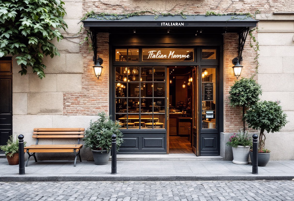 image of the restaurant building (for an italian restaurant)