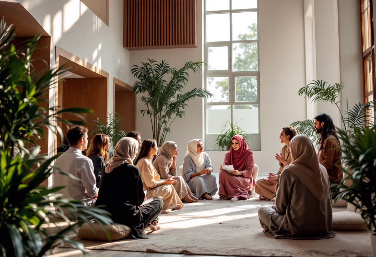 image of community outreach (for a mosque)