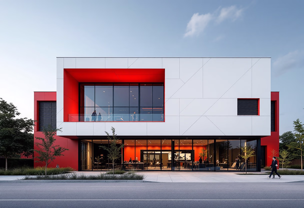image of a community center project [exterior view]