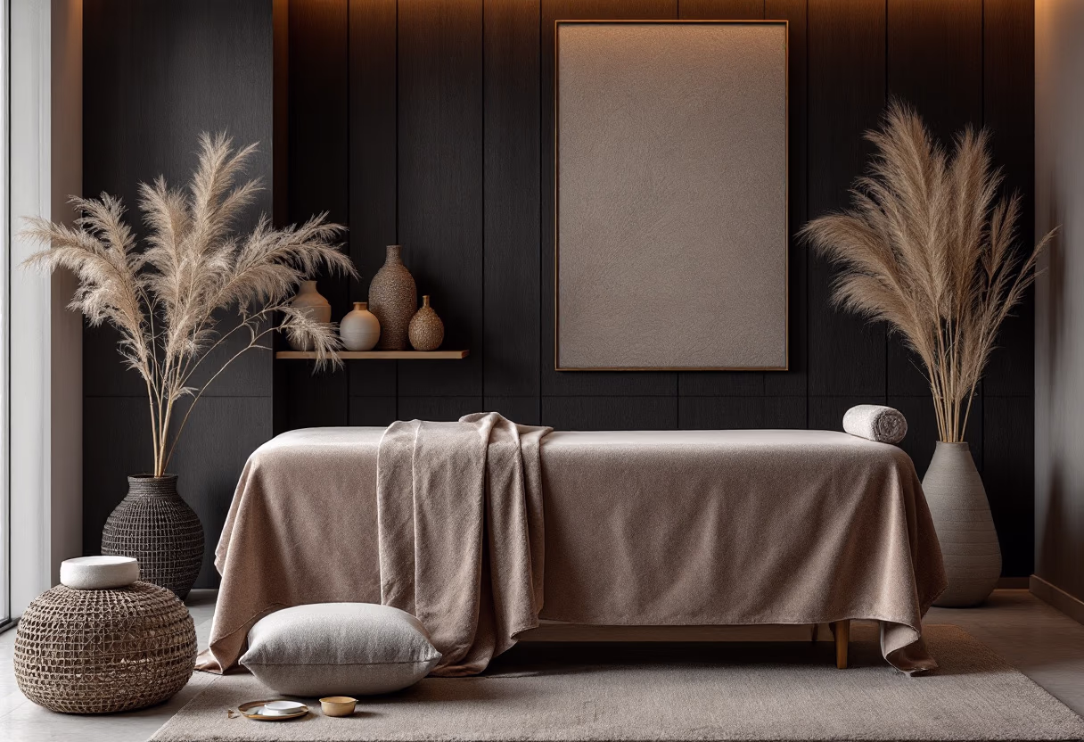 image of massage room (for a wellness center)