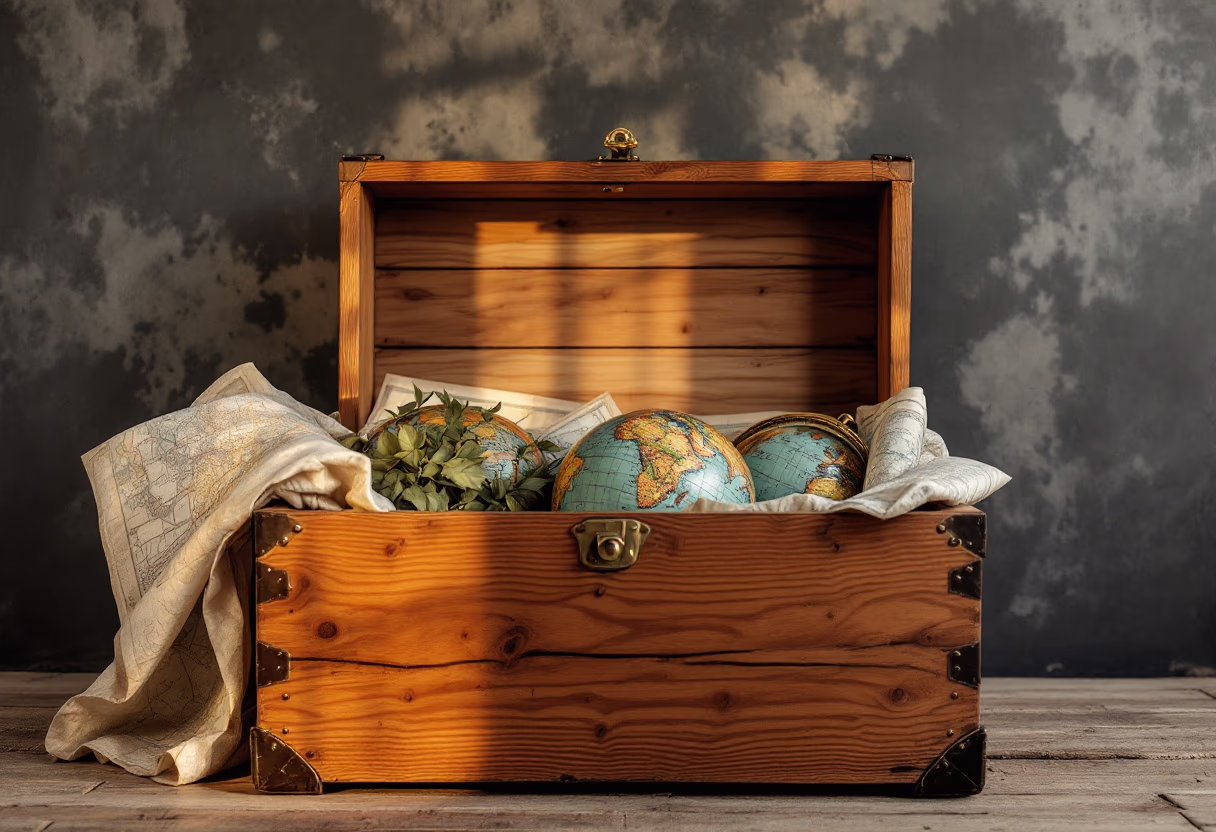 image of a destination on a map