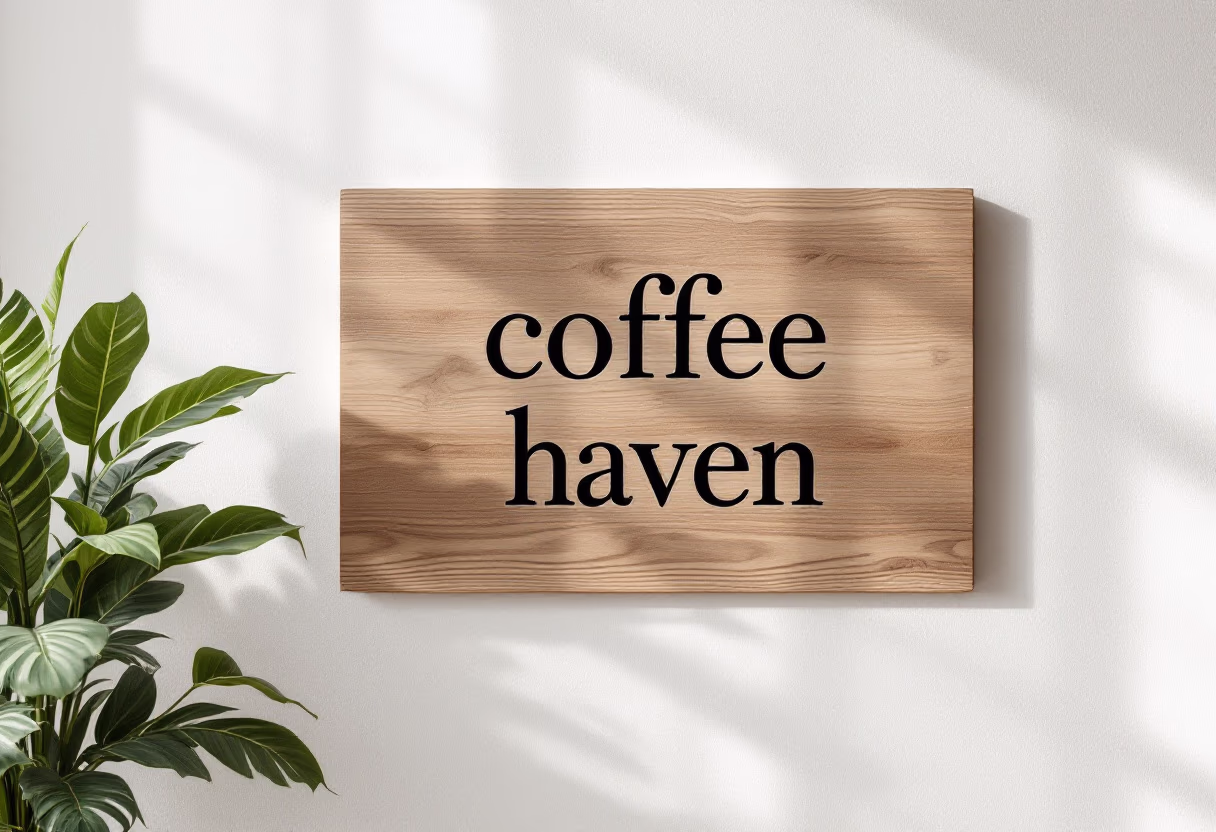 image of cafe sign