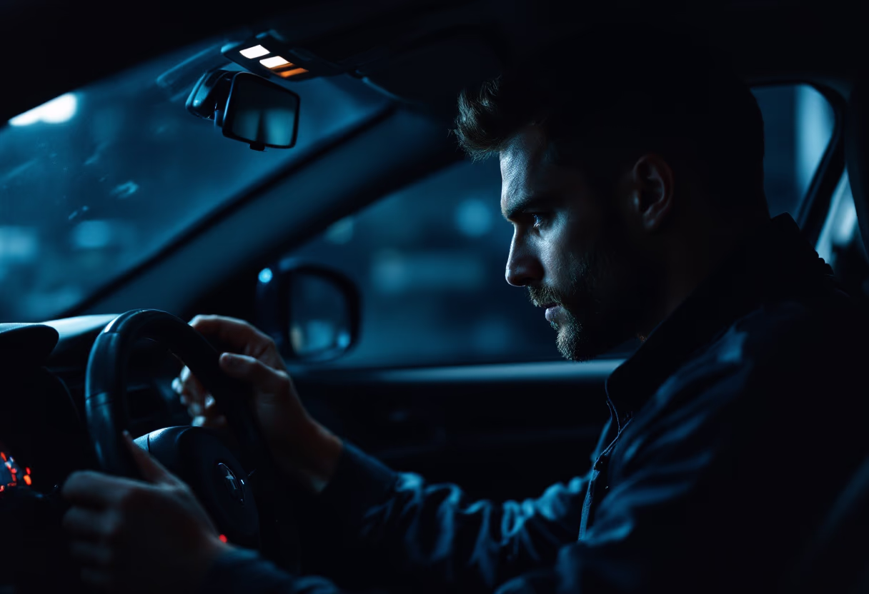 image of mechanics at work on a car