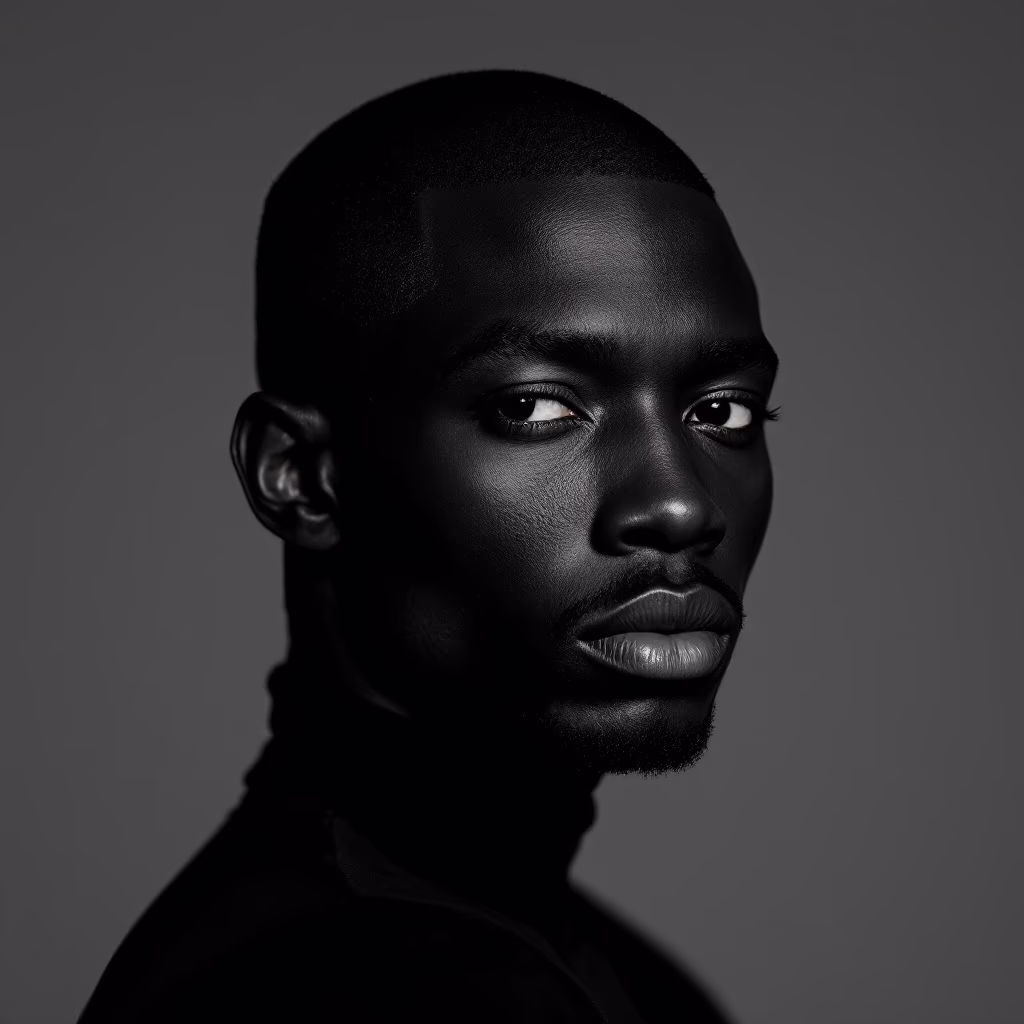 [headshot] image of customer (for a tattoo studio)