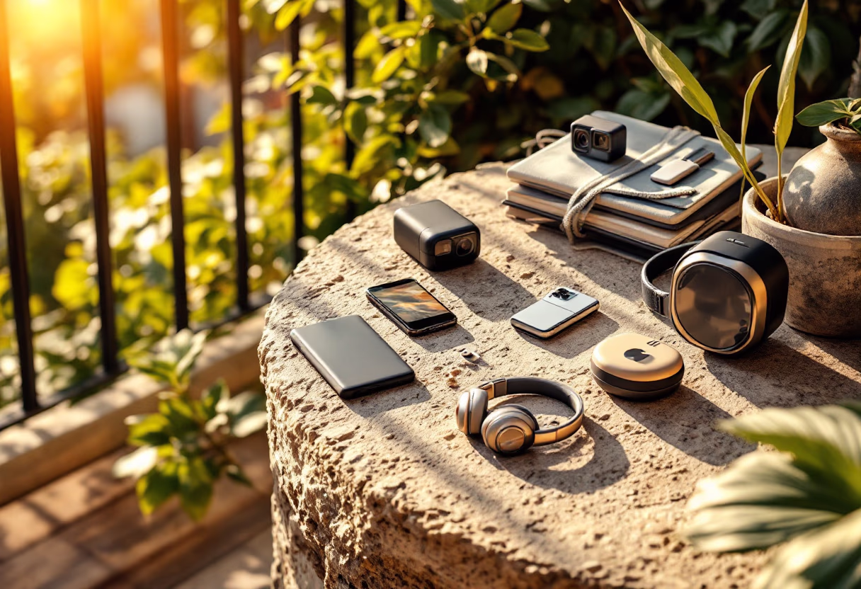image of popular tech gadgets display
