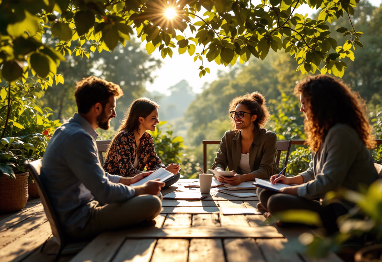 strategic planning outdoors