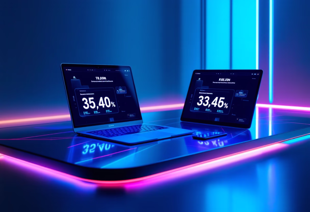 image of webinar setup (for a blockchain and cryptocurrency)