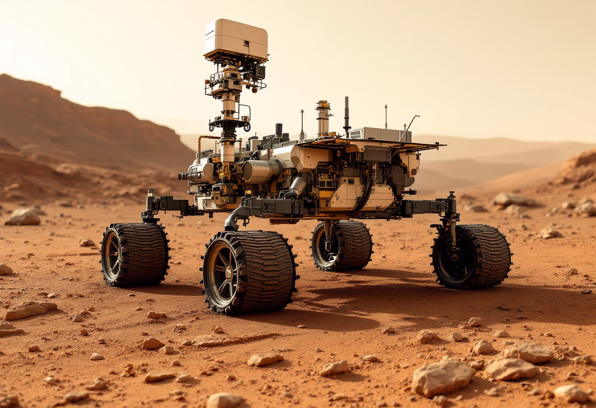 image of a mars rover