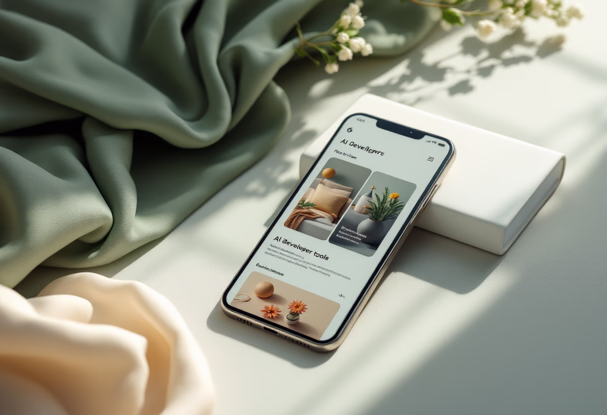 [digital project] image of a mobile device with a website loading on it
