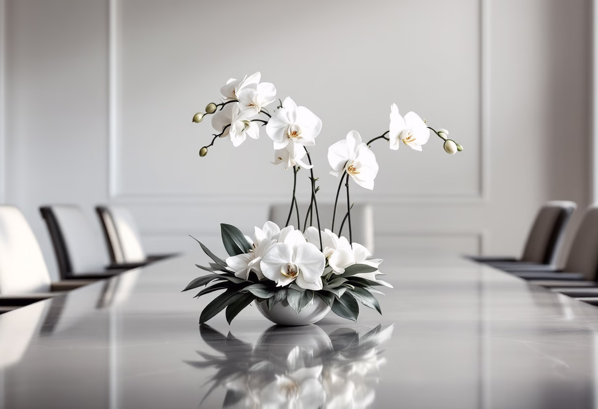 image of meeting room setting (for an interior design firm)