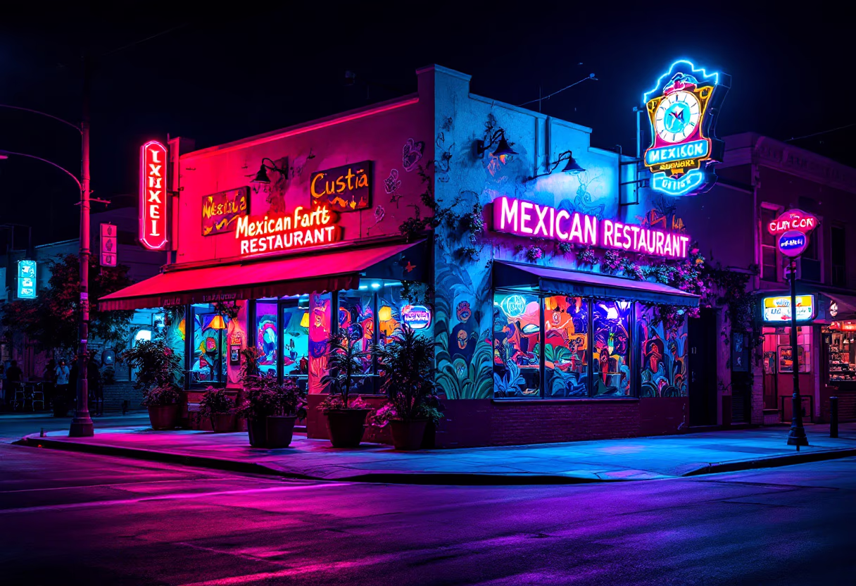 image of restaurant location from the street