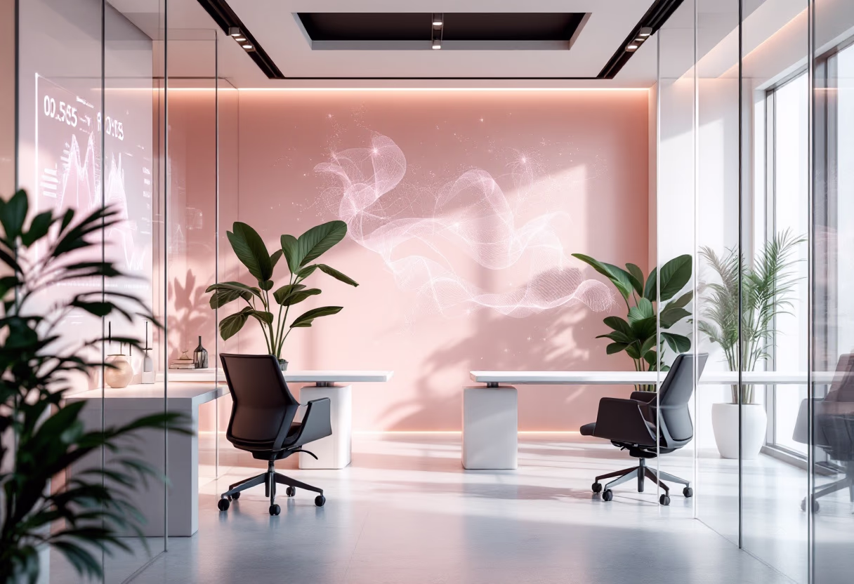 modern office interior (ai marketing tech company)