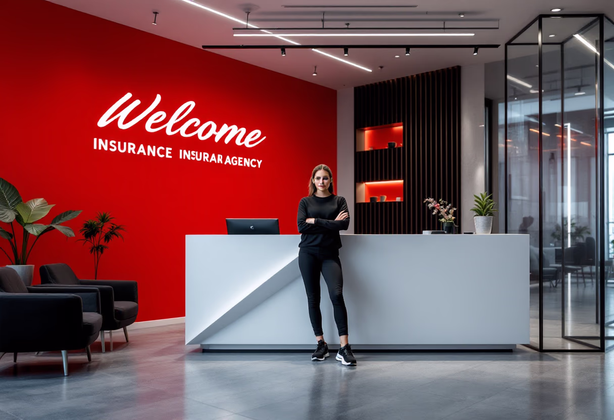 image of a welcoming office environment (for a insurance agency & company)