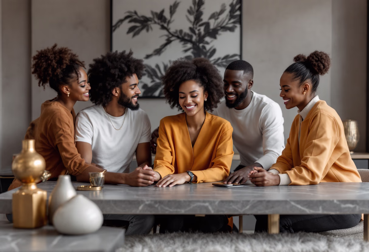 image of a diverse group of professionals in a meeting room