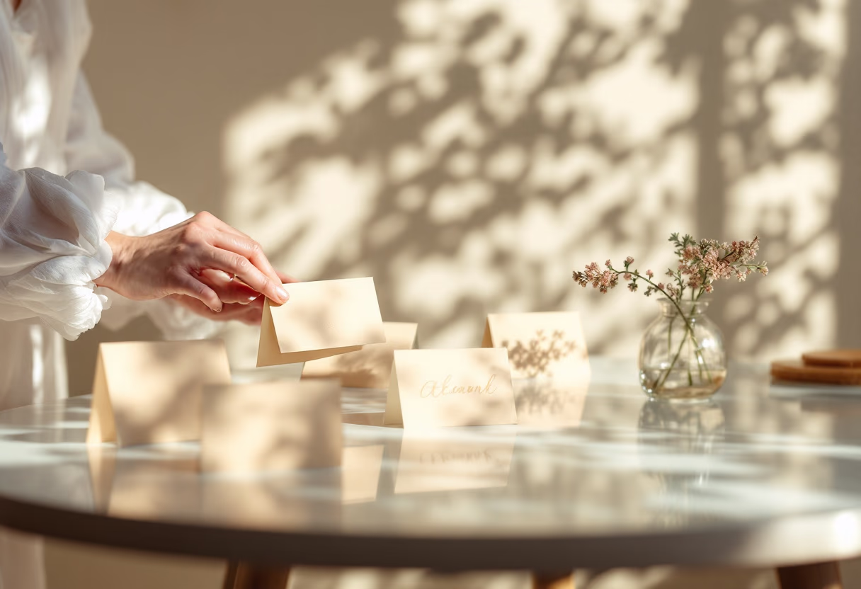 image of an event planner at work