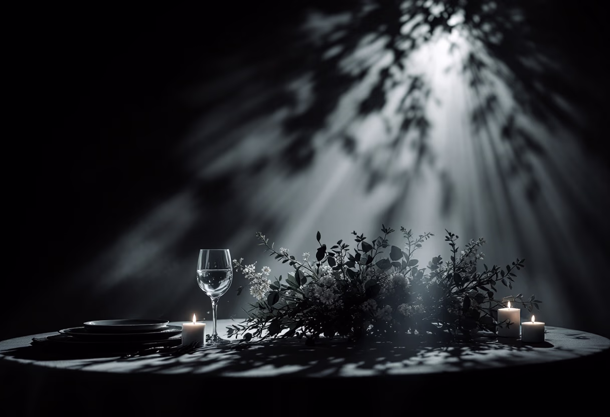 image of a beautifully set event for an event planning service