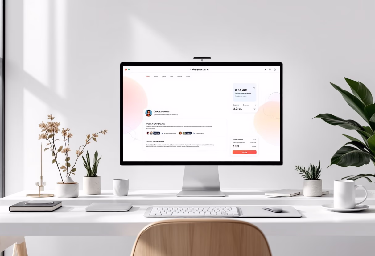 <subject>[interface] screenshot of collaboration interface (for a productivity tools business)</subject>