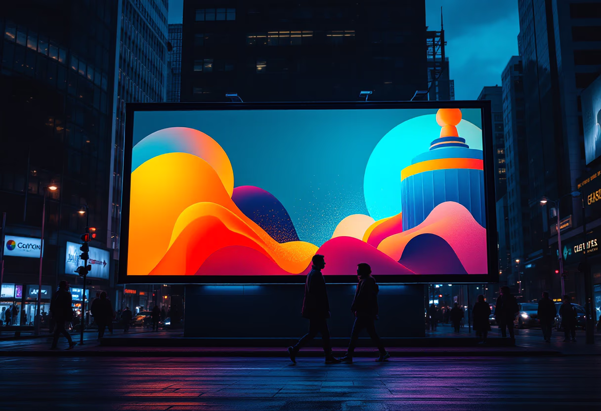 image of billboard advertisement (for a digital marketing & advertising agency)