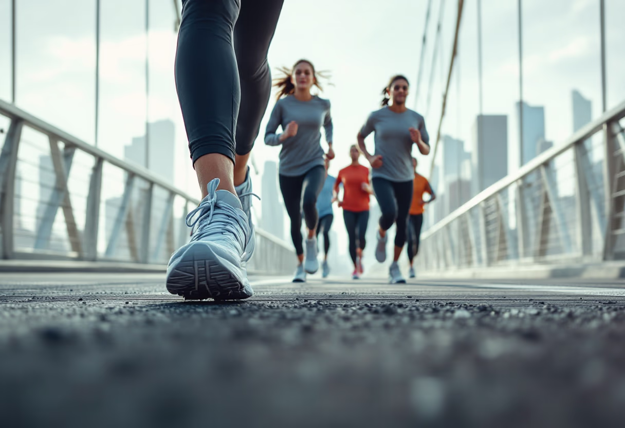 image of outdoor activities showcasing athletic shoes