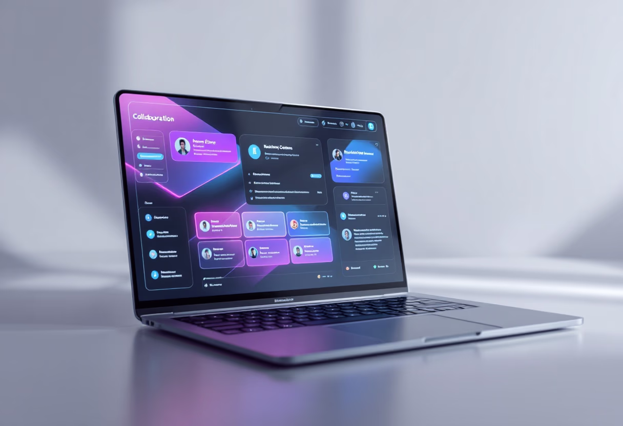 <subject>[interface] screenshot of collaboration interface (for a productivity tools business)</subject>