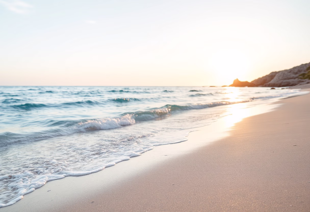 image of beach sunset (for a wedding planning service) [background image]