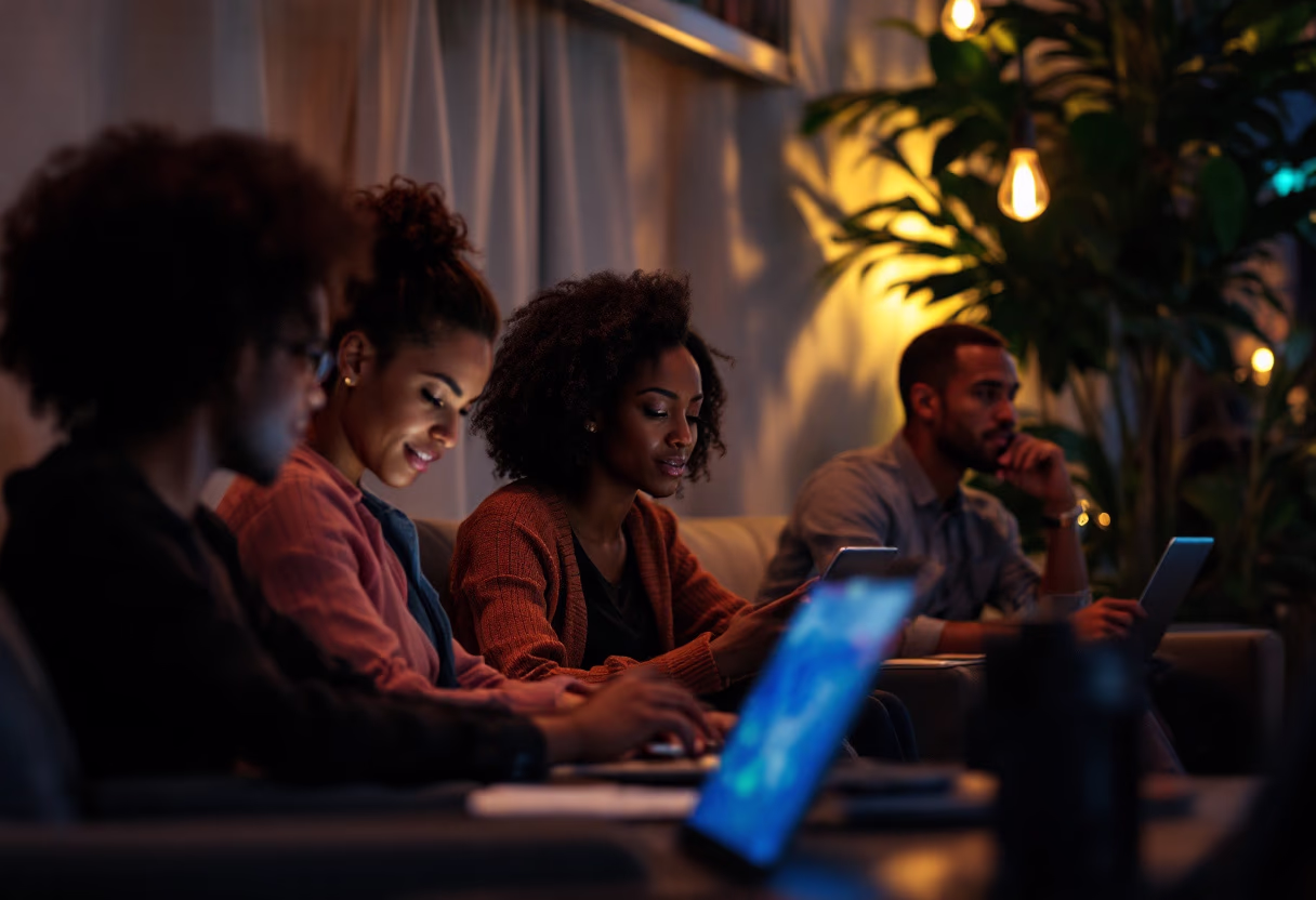image of networking event (for a hr tech)