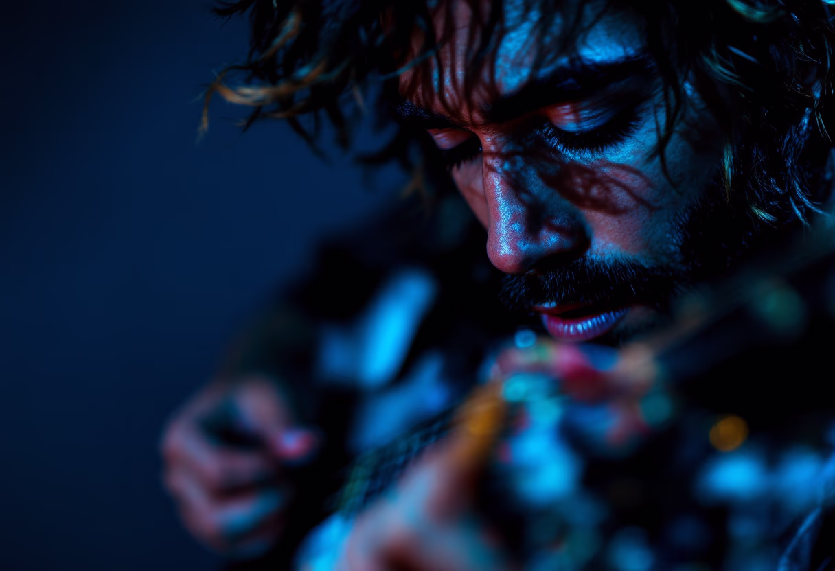 image of musician playing an instrument