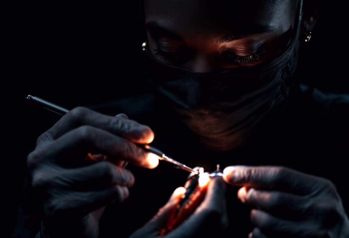 image of dental professional working