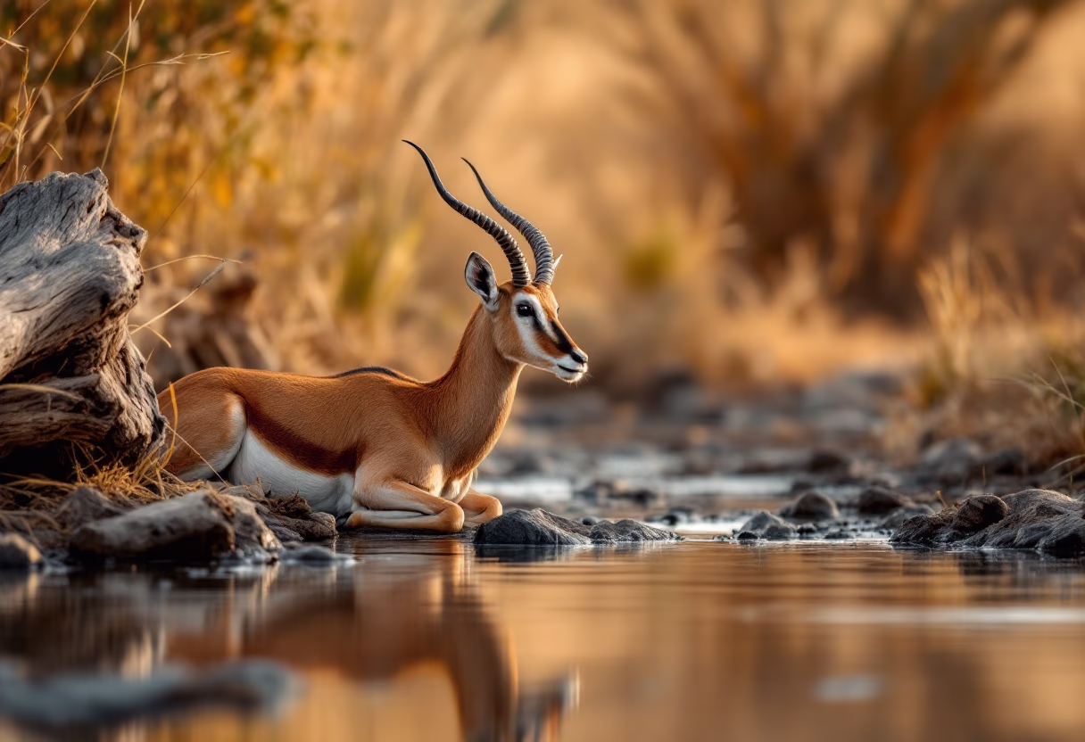 image of stunning wildlife in nature (for a travel agency)