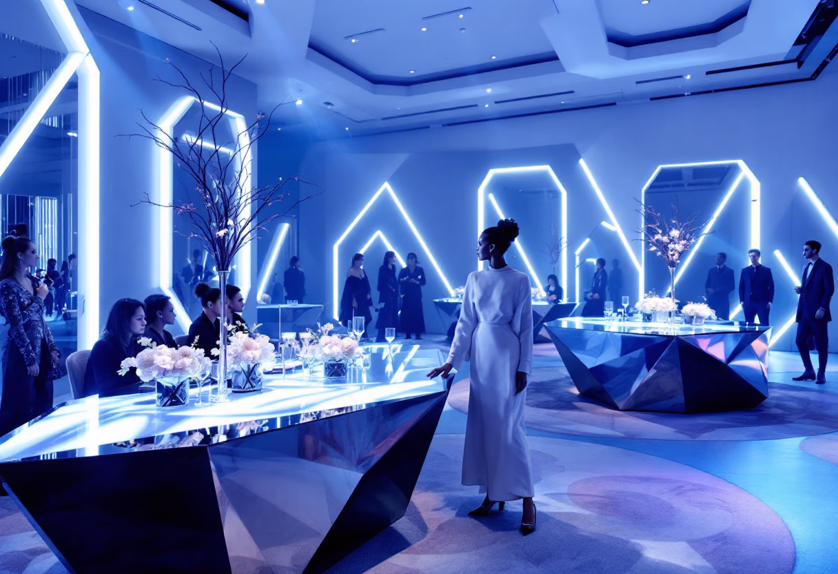 image of a past event for a corporate anniversary celebration