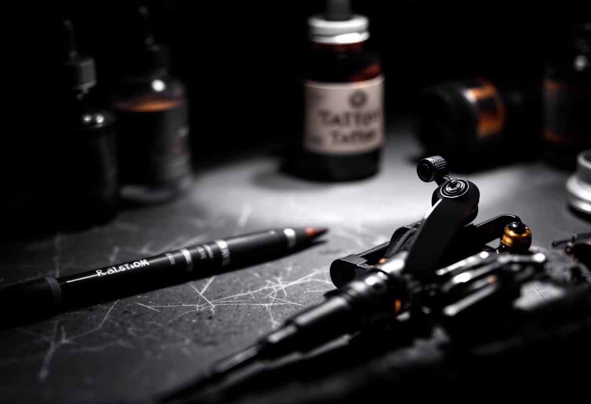 image of tattoo equipment