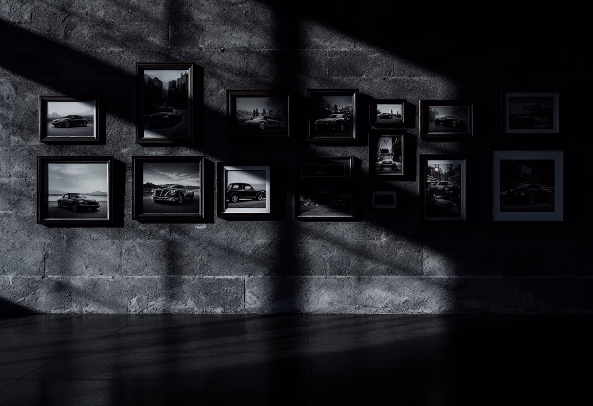 image of dealership history wall