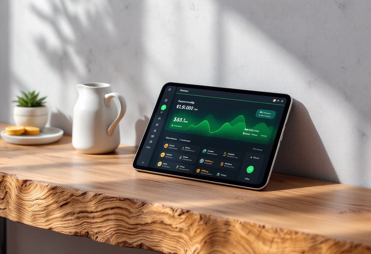 [interface] image of digital wallets (for a blockchain and cryptocurrency)