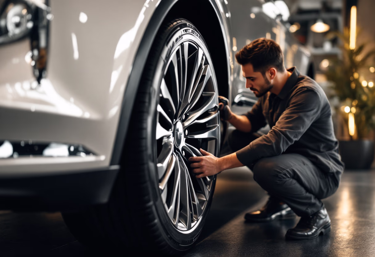 image of vehicle maintenance for an auto dealership