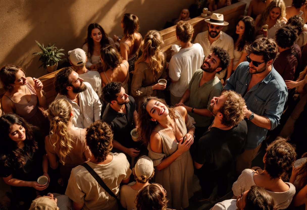 image of music fans at concert