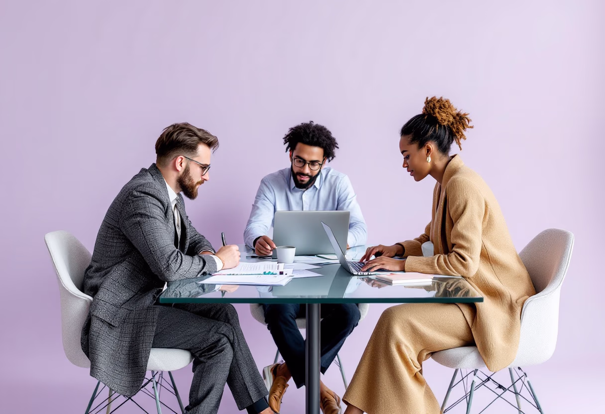 image of accountants in action