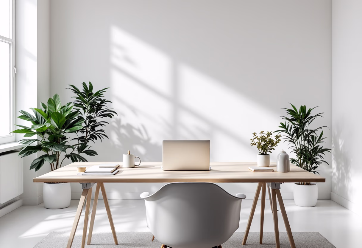 [background image] image of an office space (for a home inspector)