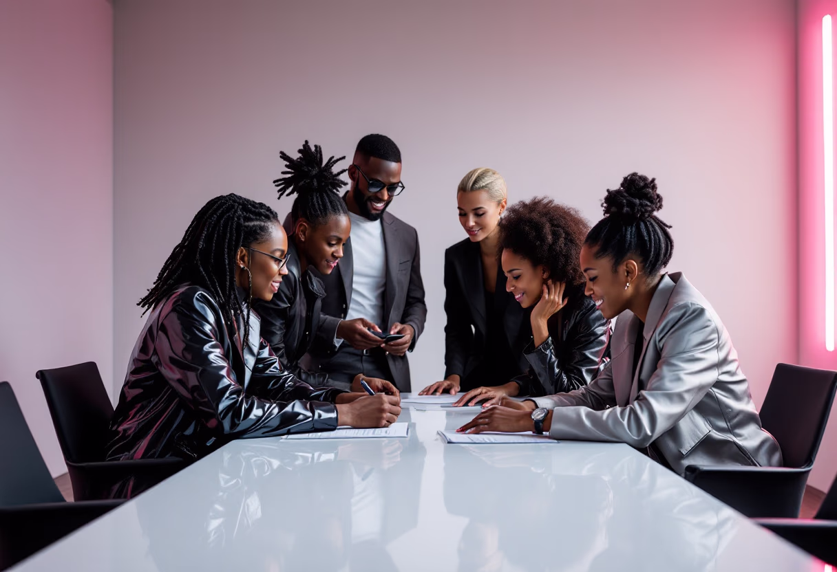 image of business professionals in an office