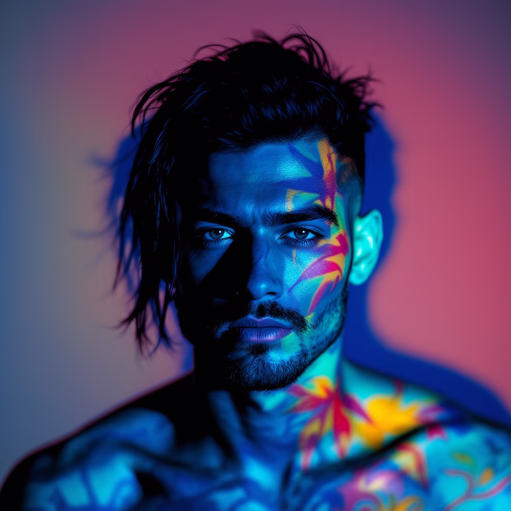 [headshot] image of customer (for a tattoo studio)