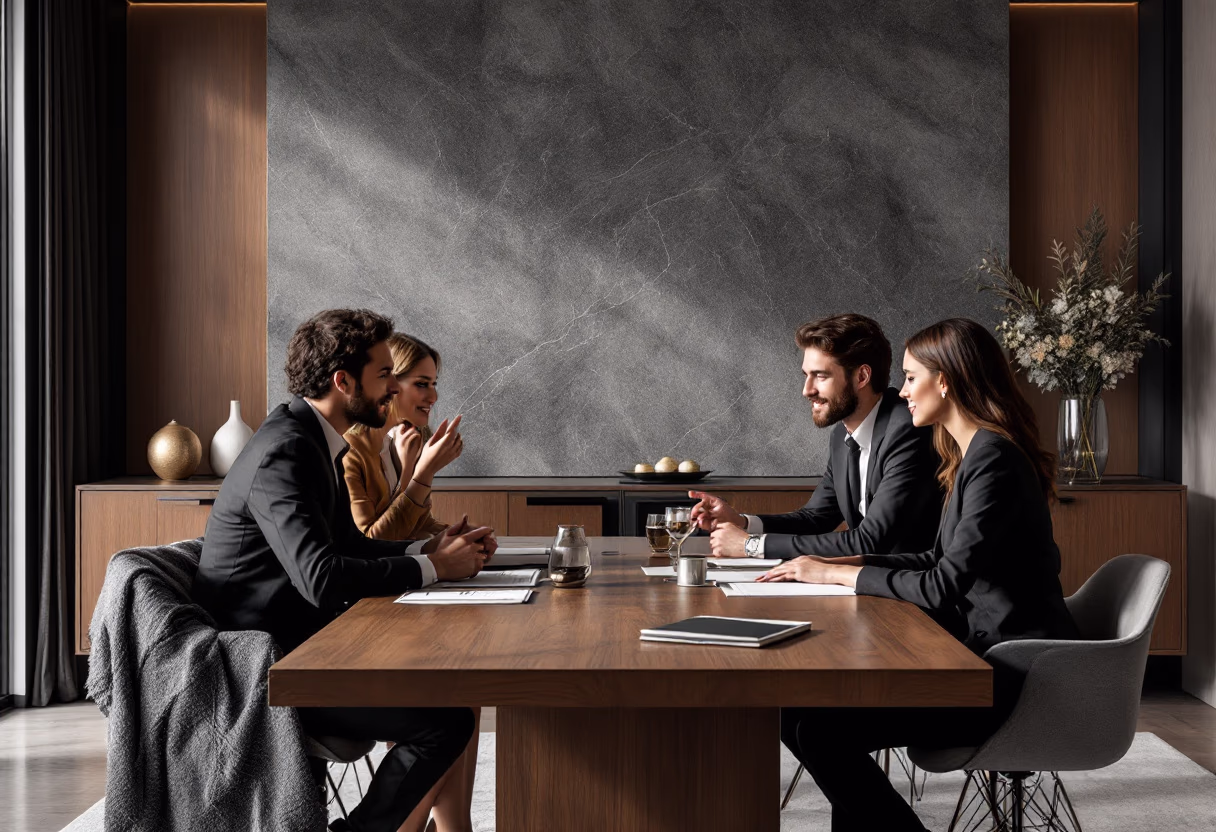 image of team discussion (for a hr tech)